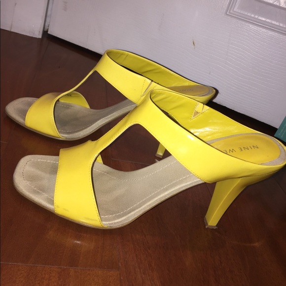 Nine West yellow heels - Picture 3 of 5